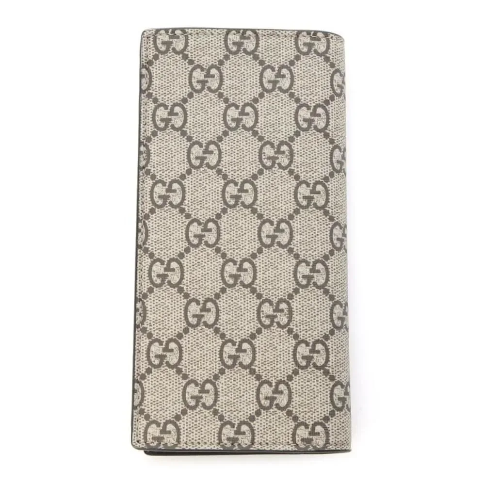 Gucci Long Wallet KINGSNAKE PRINT GG SUPREME LONG WALLET Beige - Picture 3 of 5